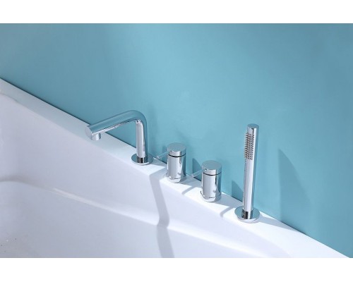 Смеситель на борт ванны Abber Emotion AF8813 Хром