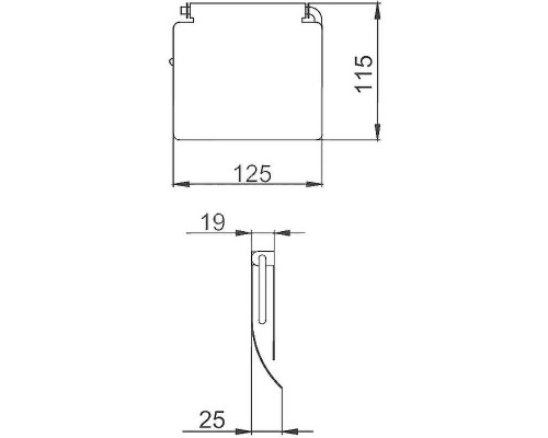 Держатель туалетной бумаги Frap F504 с крышкой Хром