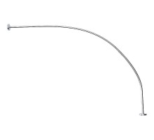 Карниз для ванны 1MarKa Diana 170x105 05ди1710 Хром