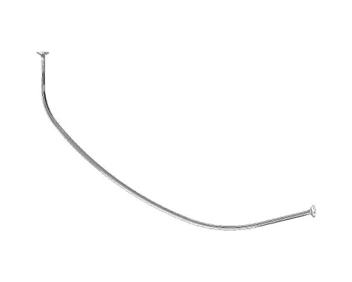 Карниз для ванны 1MarKa Gracia 150x100 05гр1510г Хром