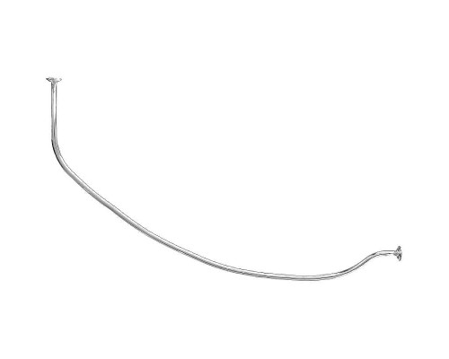 Карниз для ванны 1MarKa Gracia 160x100 05гр1610г Хром