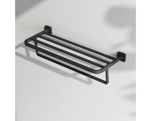 Полка для полотенец AM.PM Func A8F37722 Черная матовая