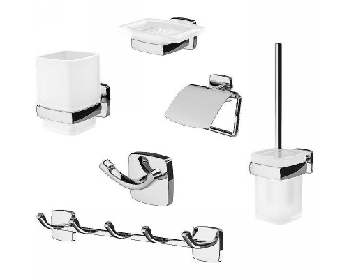 Набор аксессуаров для ванной AM.PM Gem AK90D1806W Хром