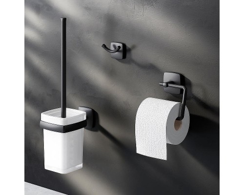 Набор аксессуаров для ванной AM.PM Gem AK90T2003B Черный матовый