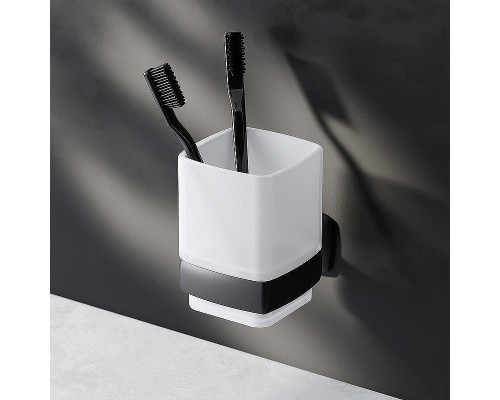 Набор аксессуаров для ванной AM.PM Gem AK90D2106B Черный матовый