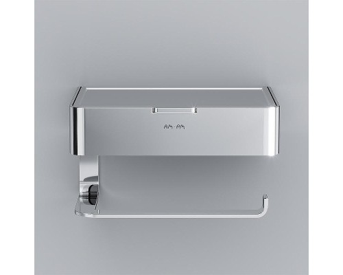 Держатель туалетной бумаги AM.PM Inspire 2.0 A50A341500 с полкой с контейнером Хром