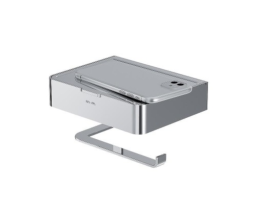 Держатель туалетной бумаги AM.PM Inspire 2.0 A50A341500 с полкой с контейнером Хром