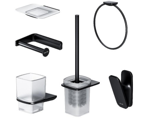 Набор аксессуаров для ванной AM.PM Inspire V2.0 AK50D1206B Черный матовый
