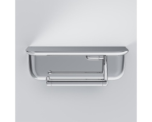 Держатель туалетной бумаги AM.PM Sensation A30341500 с полкой Хром