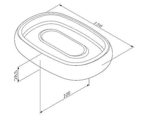 Мыльница AM.PM Sensation A3031200 Хром