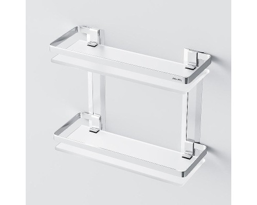 Стеклянная полка AM.PM Sense L A7455200 Серебристая