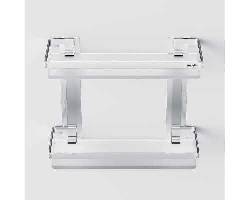 Стеклянная полка AM.PM Sense L A7455200 Серебристая