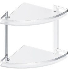 Стеклянная полка AM.PM Sense L A7456200 угловая Серебристая