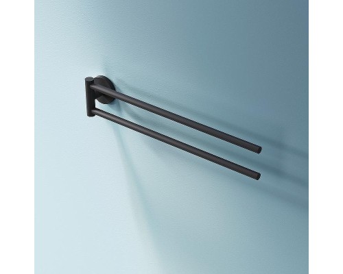 Полотенцедержатель AM.PM X-Joy A85A32622 поворотный Черный матовый