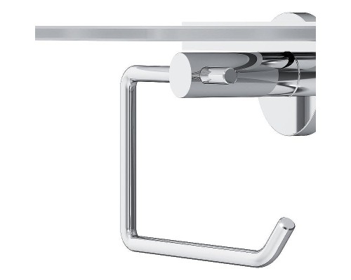 Держатель туалетной бумаги AM.PM X-Joy A85A341500 с полкой Хром