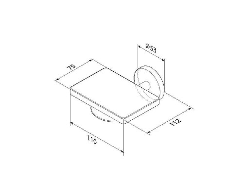 Мыльница AM.PM X-Joy A85A34200 Хром