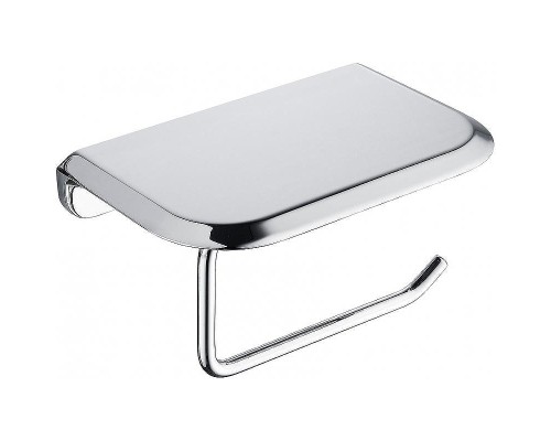 Держатель туалетной бумаги Abber Nord AA1530 с полкой Хром