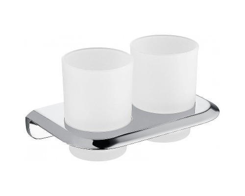 Стакан для зубных щеток Abber Nord AA1557 двойной Хром