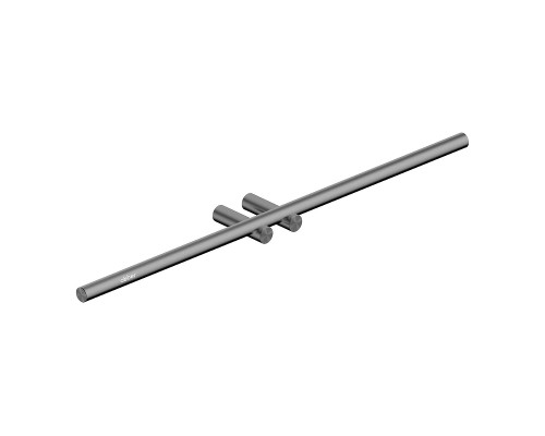 Полотенцедержатель Abber Osten 316 AA1855BGG двойной цвет Оружейная сталь брашированная