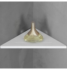 Полка из искусственного камня Abber Stein AS1652 угловая Белая