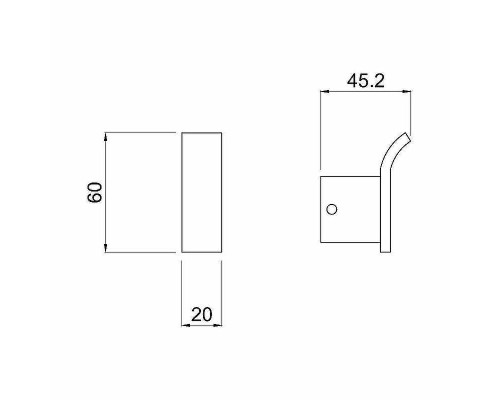 Крючок Allen Brau Infinity 6.21001-00 Хром