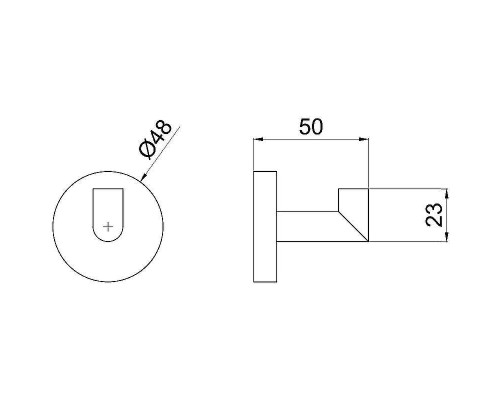 Крючок Allen Brau Priority 6.31001-MG Графит брашированный