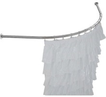 Карниз для ванны Aquanet 90х90 184441 цвет Хром