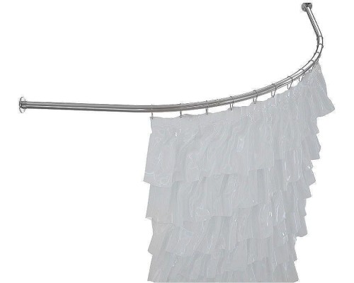 Карниз для ванны Aquanet Bali 150х150 156491 цвет Хром