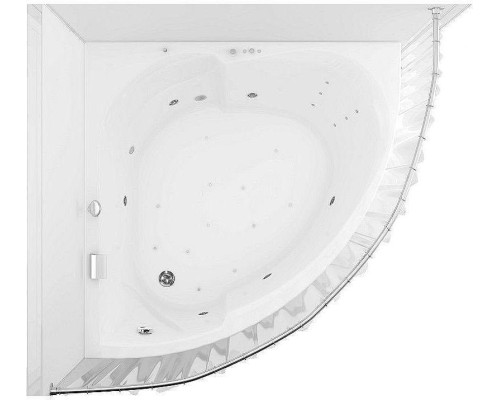 Карниз для ванны Aquanet Bali 150х150 156491 цвет Хром