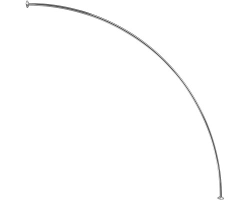 Карниз для ванны Aquanet Bali 150х150 156491 цвет Хром