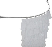 Карниз для ванны Aquanet Capri 170х110 156492 цвет Хром