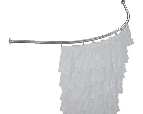 Карниз для ванны Aquanet Capri 170х110 156492 цвет Хром