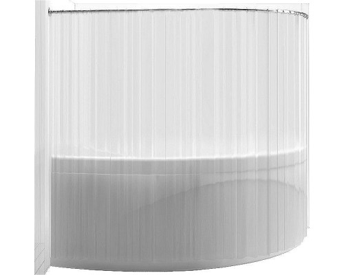 Карниз для ванны Aquanet Capri 170х110 156492 цвет Хром