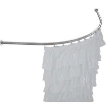 Карниз для ванны Aquanet Fregate 120х120 179493 цвет Хром