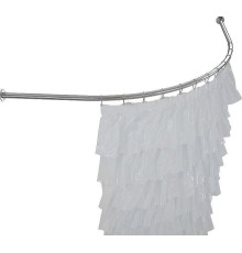 Карниз для ванны Aquanet Mayorca 150х100 162369 цвет Хром