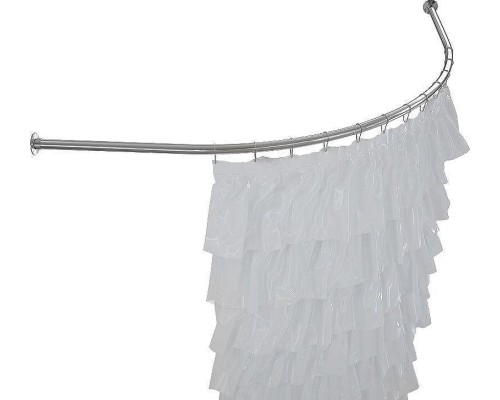 Карниз для ванны Aquanet Mayorca 150х100 162369 цвет Хром