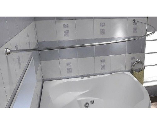 Карниз для ванны Bas Риола 135x135 КЗ00001 Хром