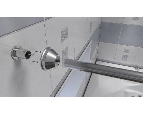 Карниз для ванны Bas Риола 135x135 КЗ00001 Хром