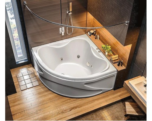 Карниз для ванны Bas Риола 135x135 КЗ00001 Хром