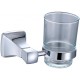 Стакан для зубных щеток CeramaLux Domino 95402 Хром