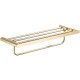 Полка для полотенец CeramaLux Florenzia 63110 Золото матовое