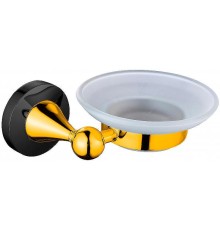 Мыльница CeramaLux Luxury 57504 Черная Золото