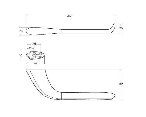 Держатель туалетной бумаги Cezares Liner LINER-PH-01 Хром