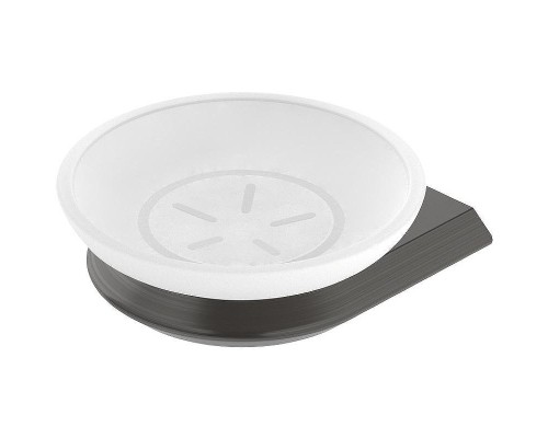 Мыльница Cezares Liner LINER-SODS-GM Оружейная сталь