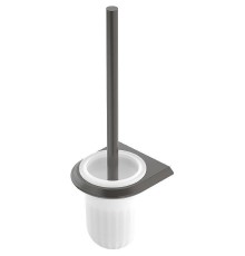 Ершик для унитаза Cezares Liner LINER-TBS-V-GM Оружейная сталь