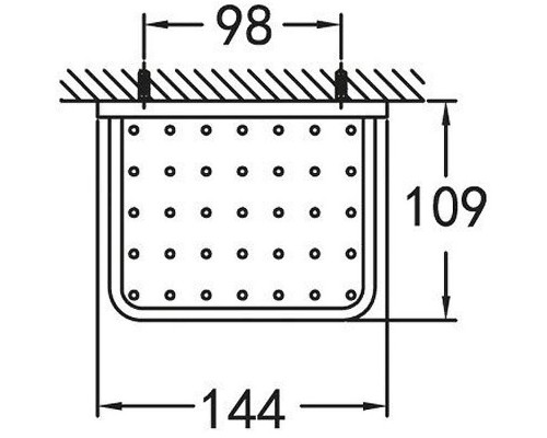 Мыльница Cezares Maxima CZR-F-8919 Хром