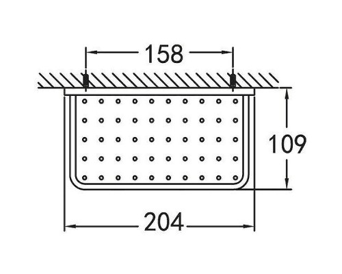 Мыльница Cezares Maxima CZR-F-8919A Хром