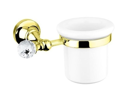 Стакан для зубных щеток Cezares Olimp OLIMP-TUM-03/24-Sw Золото 24 карат