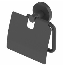 Держатель туалетной бумаги Cezares Relax RELAX-PH-NOP с крышкой Черный матовый