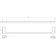 Полотенцедержатель Cezares Slider SLIDER-TH-60-01 Хром